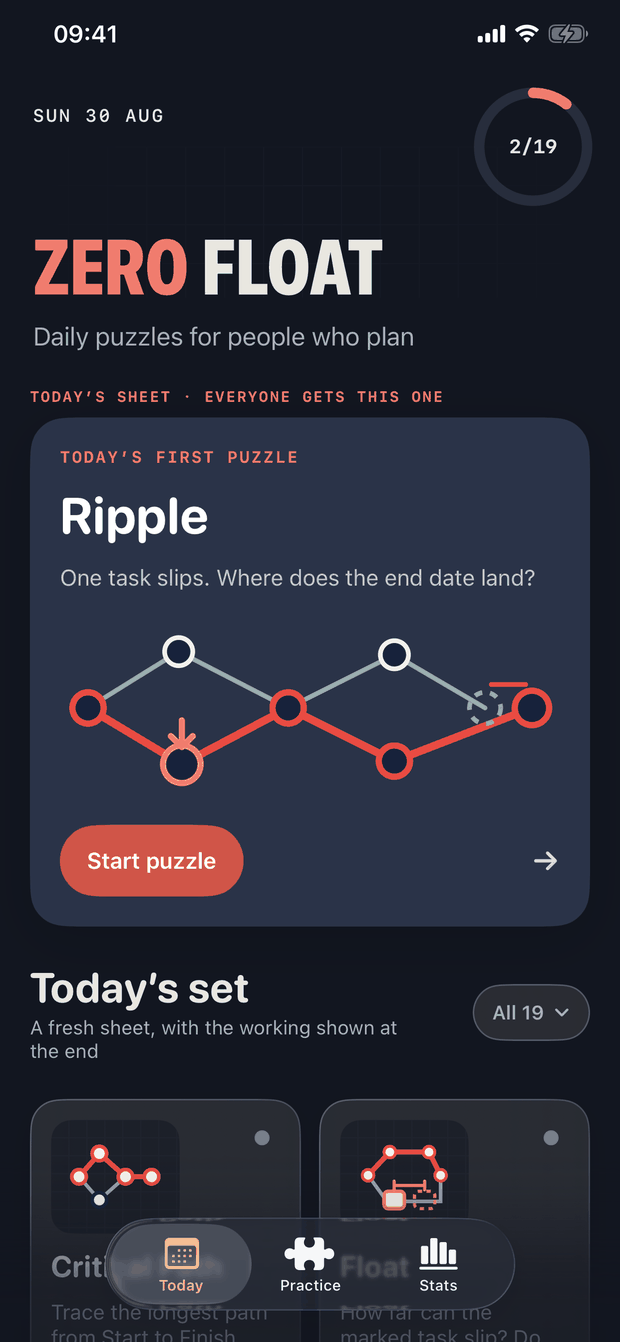 Dark mode, drawn properly rather than inverted.